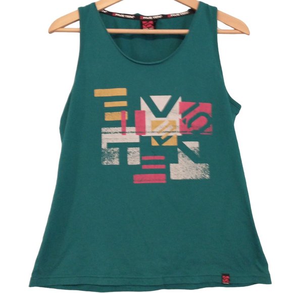 Five Ten Women Tank Top Size Medium Teal - Picture 1 of 3